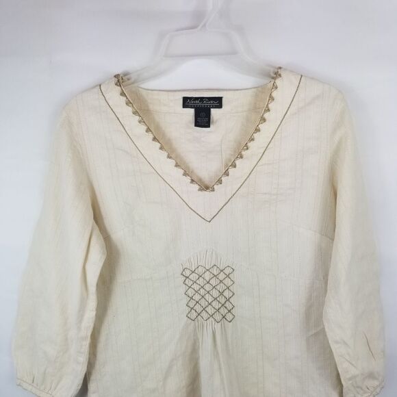 NORTH RIVER OUTFITTERS 100% COTTON BOHO TOP. SZ S. - Picture 5 of 16